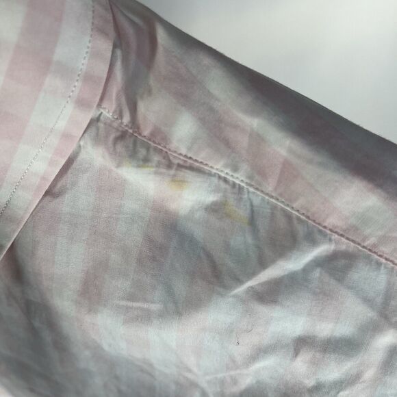 PAUL SMITH BUTTON DOWN LONG SLEEVE SHIRT MENS LARGE PINK WHITE CHECK COLLARED - Picture 2 of 13